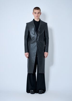 Rick Owens Lido 皮革大衣  黑色 ric0159001