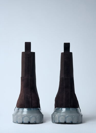 Suede Beatle Bozo Tractor Boots Rick Owens Suede Beatle Bozo Tractor Boots Brown ric0159037