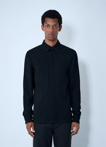 Rick Owens Work Shirt Black ric0161003