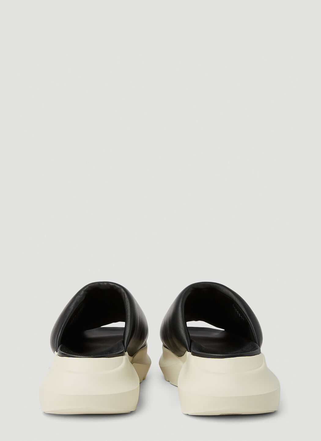 Rick Owens Geth Puffer Slides in Black | LN-CC