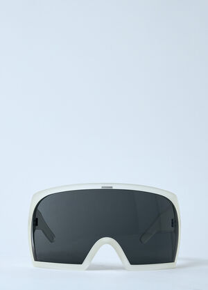 Rick Owens Kriester Sunglasses White ric0359004