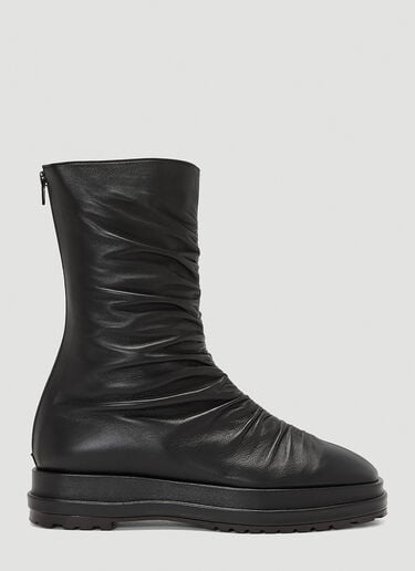 Platform Wrinkle Boots Reike Nen Platform Wrinkle Boots Black rkn0243002