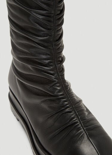 Platform Wrinkle Boots Reike Nen Platform Wrinkle Boots Black rkn0243002