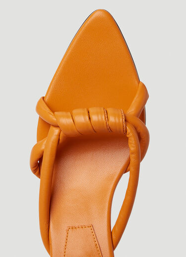 Noodle Knot Heeled Sandals Reike Nen Noodle Knot Heeled Sandals Orange rkn0249002