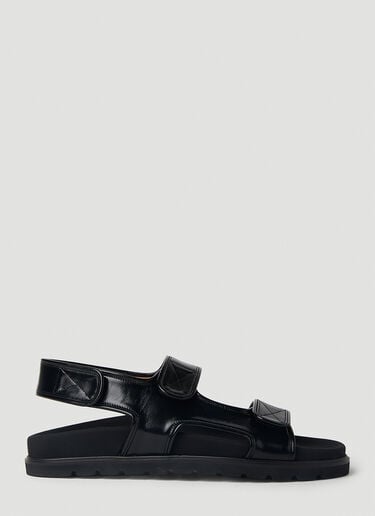 Piping Velcro Mould Sandals Reike Nen Piping Velcro Mould Sandals Black rkn0251004