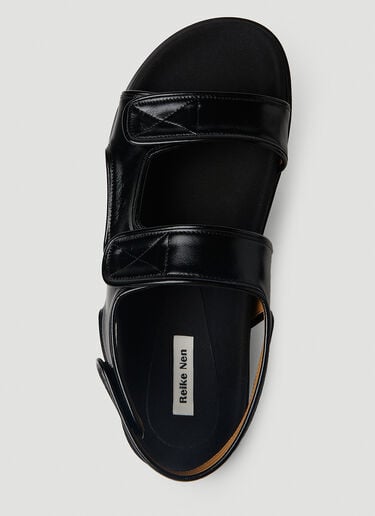 Piping Velcro Mould Sandals Reike Nen Piping Velcro Mould Sandals Black rkn0251004