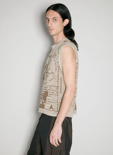 Elk Knit Vest ROA Elk Knit Vest Beige roa0156016
