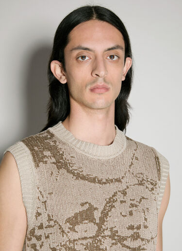Elk Knit Vest ROA Elk Knit Vest Beige roa0156016