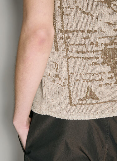 Elk Knit Vest ROA Elk Knit Vest Beige roa0156016