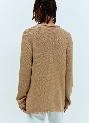 Anteo Knit Sweater The Row Anteo Knit Sweater Brown row0156006