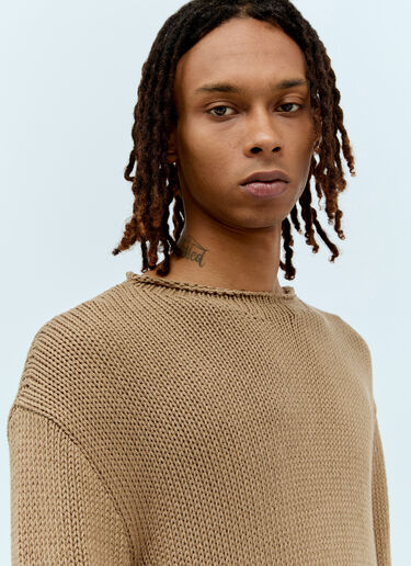 Anteo Knit Sweater The Row Anteo Knit Sweater Brown row0156006