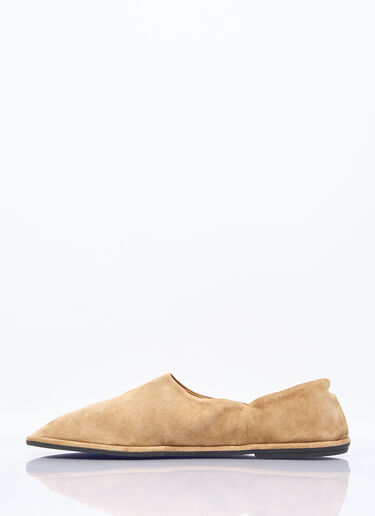 Canal Slip On Shoes The Row Canal Slip On Shoes Camel row0156022