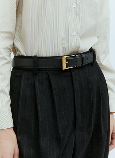 Jewel Leather Belt The Row Jewel Leather Belt Black row0253052