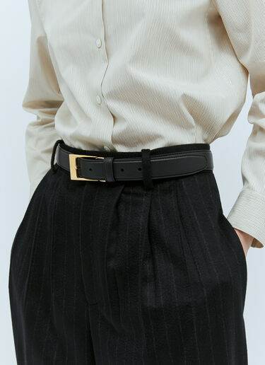 Jewel Leather Belt The Row Jewel Leather Belt Black row0253052