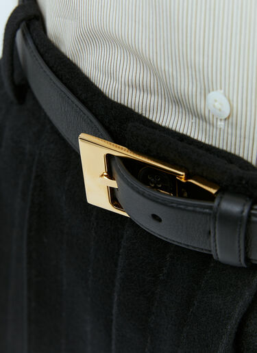 Jewel Leather Belt The Row Jewel Leather Belt Black row0253052