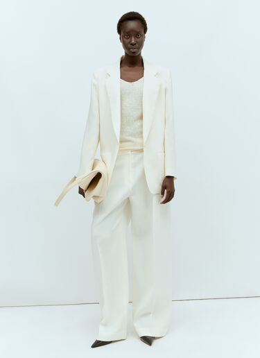 Enza Blazer The Row Enza Blazer Cream row0256002