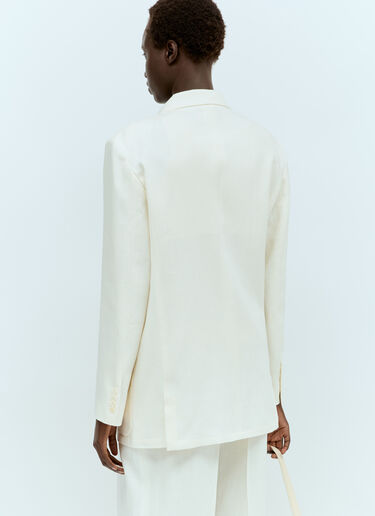 Enza Blazer The Row Enza Blazer Cream row0256002