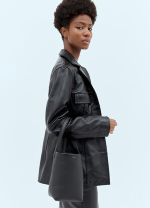 The Row Small N/S Park Tote Bag Black row0256061
