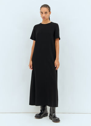 The Row Robi Maxi Dress Black row0258019
