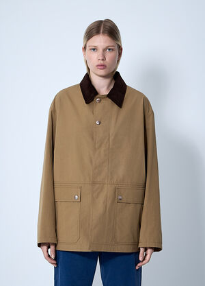 The Row Frank Jacket Brown row0260006