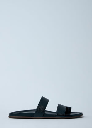 The Row Hugh Sandals Black row0260024