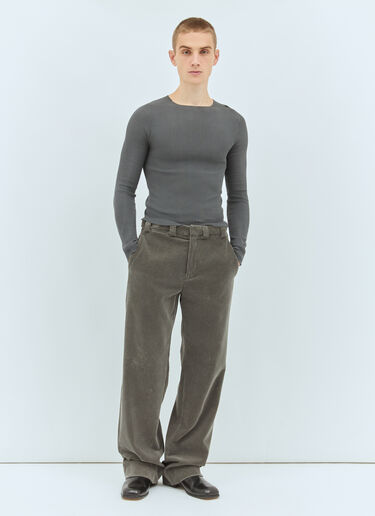 RIER Corduroy Pants Grey rrr0158012