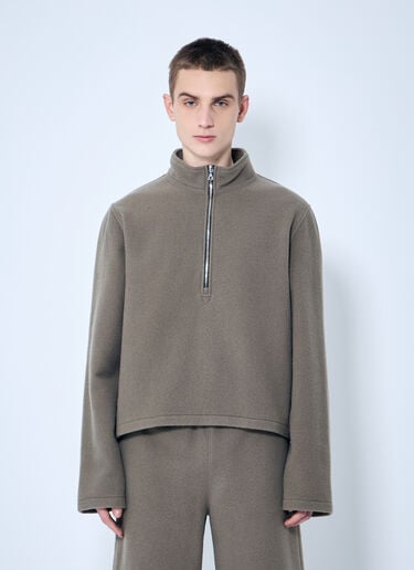 RIER Fleece City Sweatshirt Beige rrr0160011