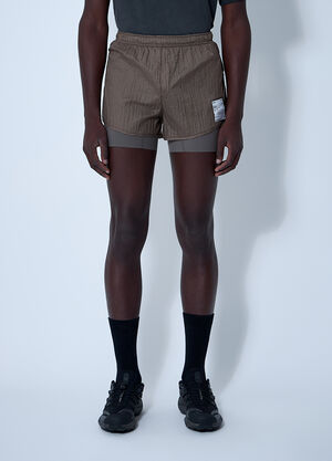 Satisfy Rippy 3 Trail Shorts Brown sat0160005
