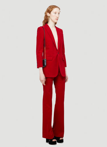 Saint Laurent Corduroy Pants Red sla0241018