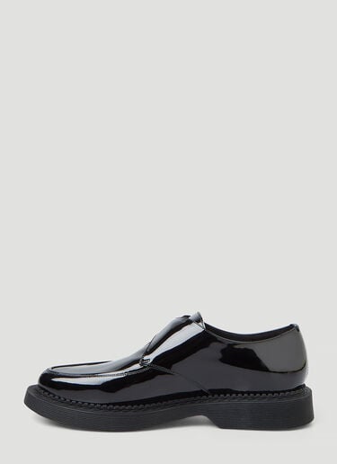 Saint Laurent 버클 가죽 슈즈 블랙 sla0245159