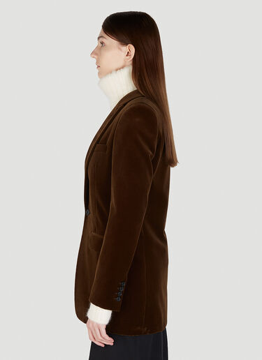 싱글 브레스트 재킷 Saint Laurent 싱글 브레스트 재킷 블랙 sla0247008