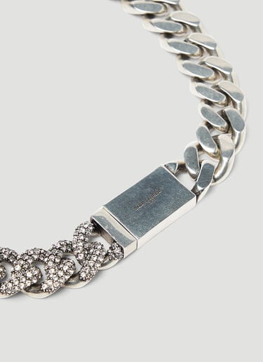 커브 체인 네크리스 Saint Laurent 커브 체인 네크리스 실버 sla0247092