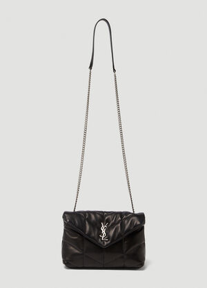 Saint Laurent Toy Puffer Shoulder Bag Black sla0247126