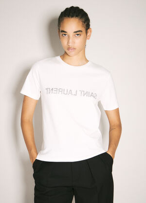 Saint Laurent Reverse T-Shirt White sla0251008