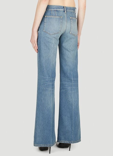 Nicole Wide Leg Jeans Saint Laurent Nicole Wide Leg Jeans Blue sla0251011