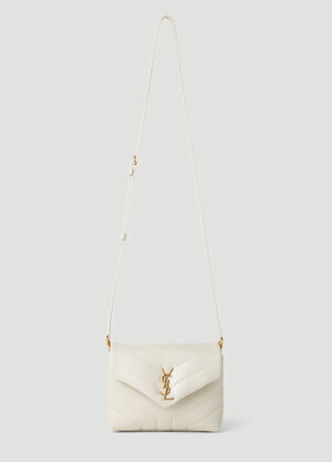 Saint Laurent Loulou Toy Shoulder Bag Cream sla0251072