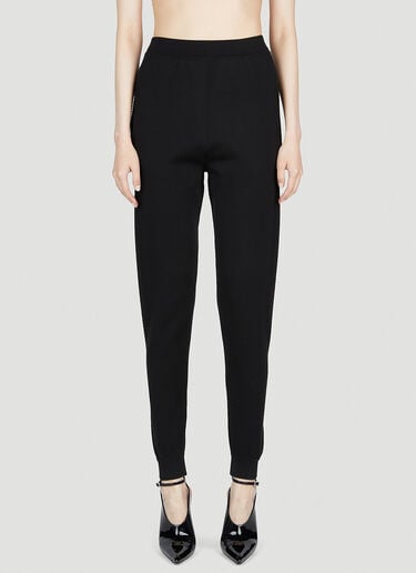 테이퍼드 트랙 팬츠 Saint Laurent 테이퍼드 트랙 팬츠 블랙 sla0252005