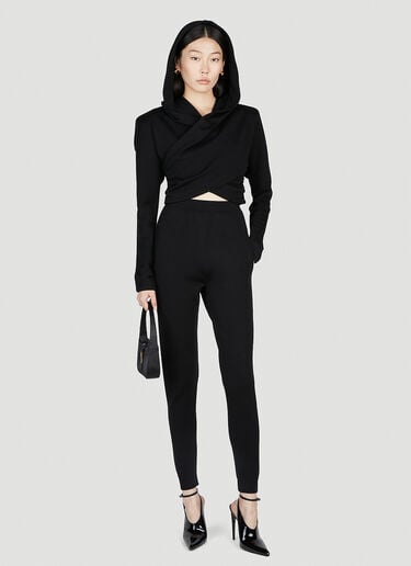 테이퍼드 트랙 팬츠 Saint Laurent 테이퍼드 트랙 팬츠 블랙 sla0252005