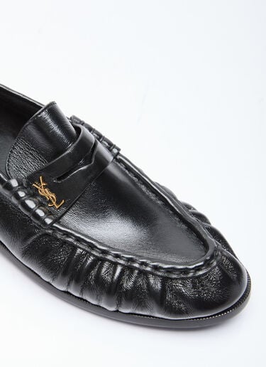 Le Loafer Penny Slippers Saint Laurent Le Loafer Penny Slippers Black sla0255038