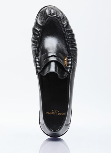 Le Loafer Penny Slippers Saint Laurent Le Loafer Penny Slippers Black sla0255038