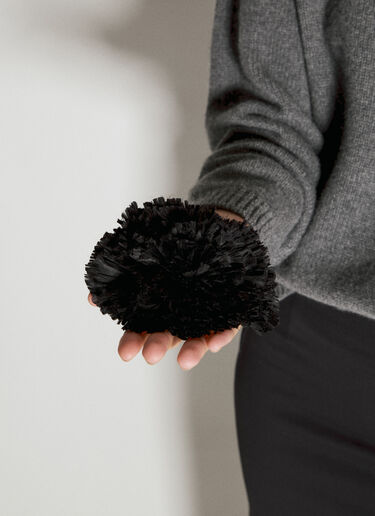 Silk Flower Brooch Saint Laurent Silk Flower Brooch Black sla0255070