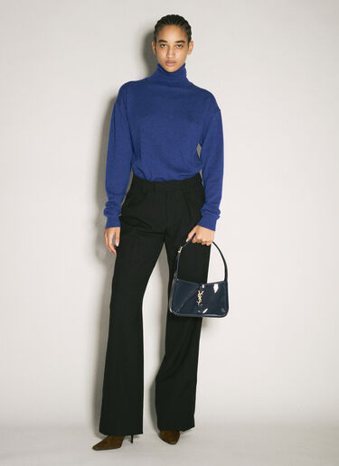 Saint Laurent Le 5 à 7 Hobo Shoulder Bag Blue sla0258026
