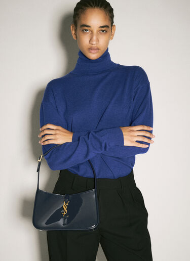 Saint Laurent Le 5 à 7 Hobo Shoulder Bag Blue sla0258026