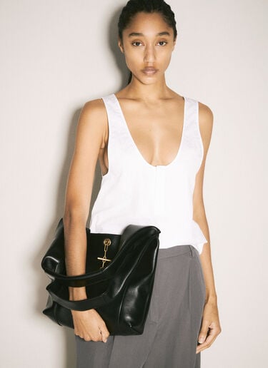 Tanger Shoulder Bag Saint Laurent Tanger Shoulder Bag Black sla0258050