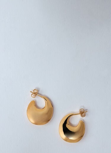 Teardrop Hoop Earrings Saint Laurent Teardrop Hoop Earrings Gold sla0259048