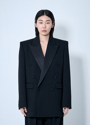 Saint Laurent Tuxedo Blazer Black sla0260077