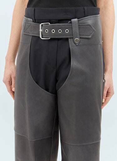Nappa Leather Chaps Sportmax Nappa Leather Chaps Brown spx0258014