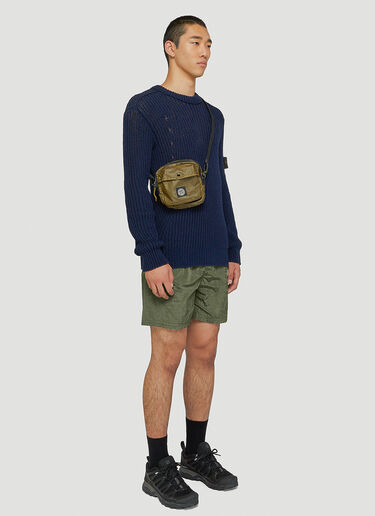 Logo Swim Shorts Stone Island Logo Swim Shorts Green sto0144057