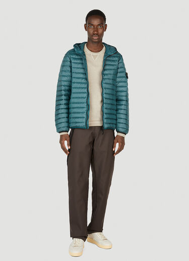 Stone Island 컴퍼스 패치 후드 재킷 그린 sto0152016