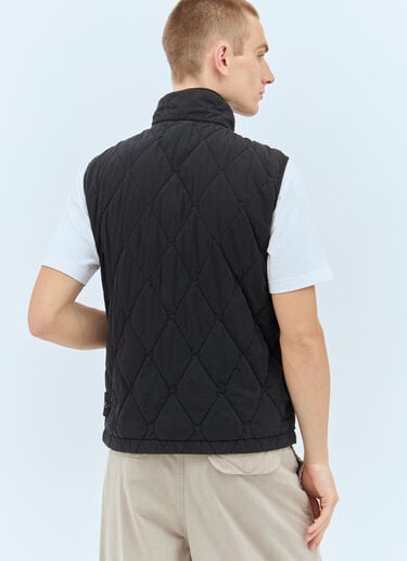 Diamond Quilted Vest Stone Island Diamond Quilted Vest Black sto0158015